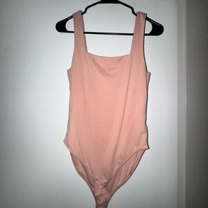 Old Navy Pink Tank One-Piece Bodysuit